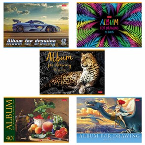 {{photo.Alt || photo.Description || 'Альбом для рисования, А4, 40 л., скоба, обложка картон, HATBER, 205х290 мм, &quot;Ассорти_Выпуск №2&quot;, 074748, 40А4В'}}