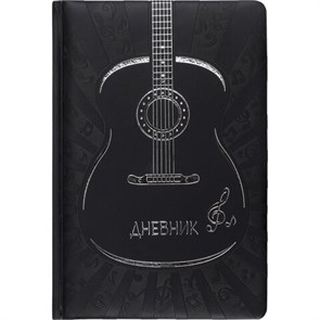 {{photo.Alt || photo.Description || 'Дневник для музыкальной школы 140х210 мм, 48 л., обложка кожзам твердая, фольга, BRAUBERG, справочный материал, черный, 105502'}}