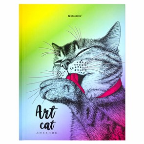 {{photo.Alt || photo.Description || 'Дневник 5-11 класс 48 л., твердый, BRAUBERG, выборочный лак, с подсказом, &quot;Это кот&quot;, 106886'}}