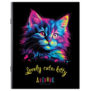 {{photo.Alt || photo.Description || 'Дневник 1-11 класс 40 л., на скобе, ПИФАГОР, обложка картон, &quot;Котик&quot;, 107131'}}