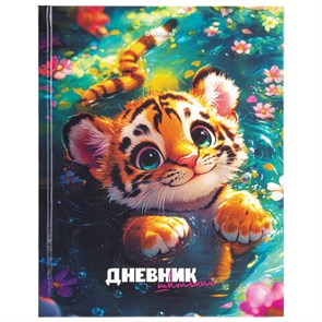 {{photo.Alt || photo.Description || 'Дневник 1-11 класс 40 л., твердый, BRAUBERG, глянцевая ламинация, &quot;Тигренок&quot;, 107168'}}