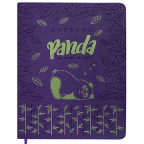 {{photo.Alt || photo.Description || 'Дневник 1-11 класс 48 л., кожзам (гибкая), термотиснение, фольга, BRAUBERG, &quot;Panda&quot;, 106171'}}