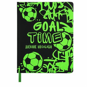 {{photo.Alt || photo.Description || 'Дневник 1-11 класс 48 л., кожзам (твердая с поролоном), флуоресцентный, BRAUBERG, &quot;Футбол&quot;, 106908'}}