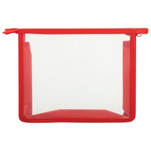 {{photo.Alt || photo.Description || 'Папка для тетрадей ПИФАГОР А5, пластик, молния сверху, прозрачная, красный, 272114'}}