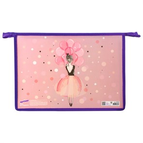 {{photo.Alt || photo.Description || 'Папка для тетрадей ЮНЛАНДИЯ А4, 1 отделение, пластик, молния сверху, &quot;Ballet&quot;, 229108'}}