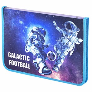 {{photo.Alt || photo.Description || 'Папка для труда на молнии ЮНЛАНДИЯ А4, 1 отделение, откидная планка, органайзер, &quot;Football&quot;, 270986'}}