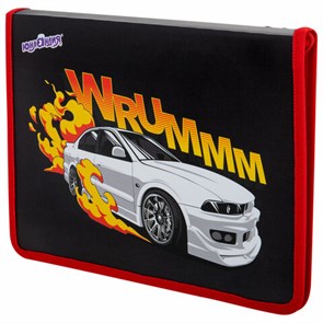 {{photo.Alt || photo.Description || 'Папка для труда на молнии ЮНЛАНДИЯ А4, 1 отделение, откидная планка, органайзер, &quot;Wrum&quot;, 272225'}}