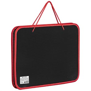 {{photo.Alt || photo.Description || 'Папка на молнии пластиковая с ручками BRAUBERG &quot;Contract&quot;, А4, 350х270х45 мм, черно-красная, 225164'}}