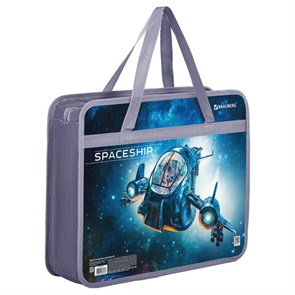 {{photo.Alt || photo.Description || 'Папка на молнии с ручками BRAUBERG А4, 1 отделение, пластик, 80 мм, &quot;Space trip&quot;, 270871'}}