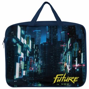 {{photo.Alt || photo.Description || 'Папка на молнии с ручками BRAUBERG А4, 1 отделение, полиэстер, 80 мм, &quot;Future&quot;, 270965'}}