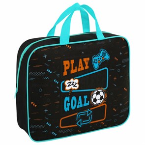 {{photo.Alt || photo.Description || 'Папка на молнии с ручками BRAUBERG А4, 1 отделение, полиэстер, 80 мм, &quot;Play sleep repeat&quot;, 272181'}}