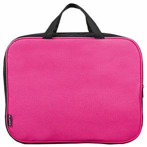 {{photo.Alt || photo.Description || 'Папка на молнии с ручками STAFF EVERYDAY, А4, ширина 80 мм, полиэстер, розовая, 270743'}}