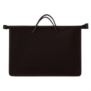 {{photo.Alt || photo.Description || 'Папка на молнии с ручками ПИФАГОР, А4, 1 отделение, пластик, 55 мм, черная, 228236'}}