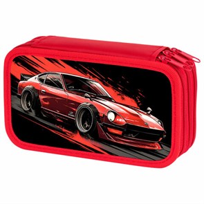 {{photo.Alt || photo.Description || 'Пенал ПИФАГОР, 3 отделения, ламинированный картон, 19х11 см, &quot;Red road&quot;, 273490'}}