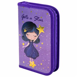 {{photo.Alt || photo.Description || 'Пенал ЮНЛАНДИЯ, 1 отделение, металлизированный картон, конгрев, 19х11 см, &quot;New star&quot;, 271104'}}