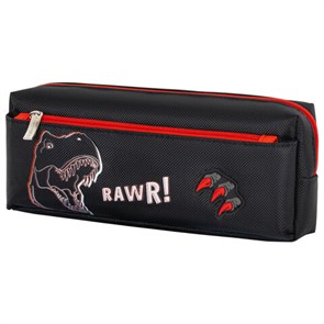 {{photo.Alt || photo.Description || 'Пенал мягкий ЮНЛАНДИЯ, 2 отделения, полиэстер, &quot;Roar&quot;, черный, 21х9х6 см, 272347'}}