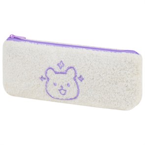 {{photo.Alt || photo.Description || 'Пенал ЮНЛАНДИЯ, 1 отделение, плюш, &quot;Bear&quot;, белый, 22x8х3 см, 272270'}}