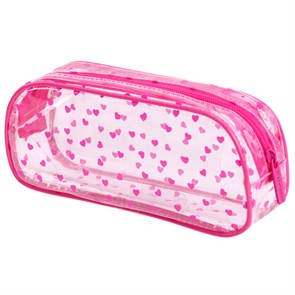 {{photo.Alt || photo.Description || 'Пенал-косметичка BRAUBERG LUCENT на молнии, прозрачный, &quot;Hearts&quot;, 21х5х9 см, 272345'}}