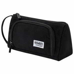 {{photo.Alt || photo.Description || 'Пенал-косметичка BRAUBERG с ручкой, 1 откидная планка, полиэстер, 22x10х8 см, Black, 272339'}}