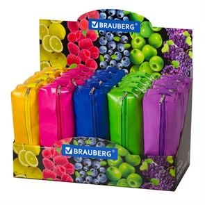 {{photo.Alt || photo.Description || 'Пенал-косметичка BRAUBERG, под искусственную кожу, ассорти 5 цветов, &quot;Блеск&quot;, 20х6х4 см, дисплей, 223896'}}