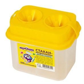 {{photo.Alt || photo.Description || 'Стакан-непроливайка ЮНЛАНДИЯ, двойной, с крышками, 191314'}}