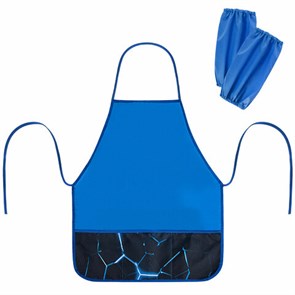 {{photo.Alt || photo.Description || 'Накидка фартук с нарукавниками для труда BRAUBERG, 3 кармана, 46x54 см, &quot;Digital lava&quot;, 272449'}}