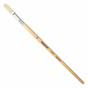 {{photo.Alt || photo.Description || 'Кисть ПИФАГОР, ЩЕТИНА, плоская, № 8, деревянная лакированная ручка, пакет с подвесом, 200873'}}