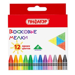 {{photo.Alt || photo.Description || 'Восковые мелки ПИФАГОР &quot;СОЛНЫШКО&quot;, НАБОР 12 цветов, 227279'}}