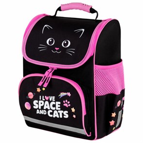 {{photo.Alt || photo.Description || 'Ранец ПИФАГОР BASIC, 1 отделение, 3 кармана, эргономичная спинка, &quot;Dark kitten&quot;, 35х28х18 см, 273134'}}