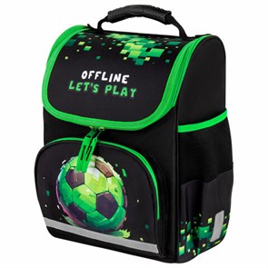 {{photo.Alt || photo.Description || 'Ранец ПИФАГОР BASIC, 1 отделение, 3 кармана, эргономичная спинка, &quot;Offline&quot;, 35х28х18 см, 273139'}}