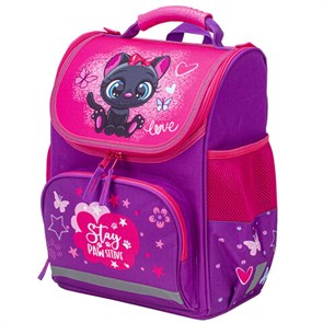 {{photo.Alt || photo.Description || 'Ранец ПИФАГОР BASIC, с эргономичной спинкой, &quot;Black kitten&quot;, 35х28х18 см, 270681'}}