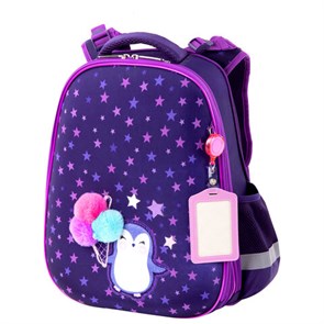 {{photo.Alt || photo.Description || 'Ранец ЮНЛАНДИЯ EXTRA, с дополнительным объемом, &quot;Penguin&quot;, 38х29х18 см, 270673'}}