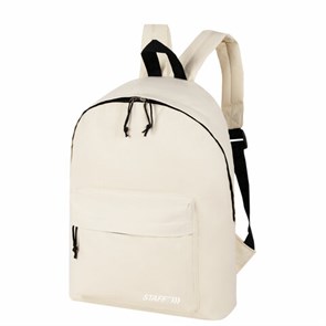 {{photo.Alt || photo.Description || 'Рюкзак STAFF STREET универсальный, бежевый, 38x28x12 см, 272557'}}