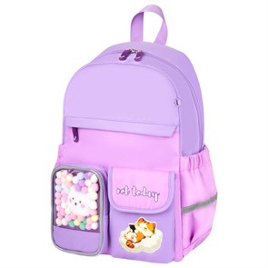 {{photo.Alt || photo.Description || 'Рюкзак BRAUBERG PASTEL с термонашивками в комплекте, &quot;Not today&quot;, сиреневый, 40х29х14 см, 273127'}}