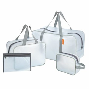 {{photo.Alt || photo.Description || 'Сумки в роддом прозрачные матовые, НАБОР 3 шт.+1 шт. в подарок, 200 мкм ОСОБО ПЛОТНЫЕ, DASWERK, 608536'}}