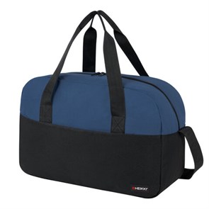 {{photo.Alt || photo.Description || 'Сумка спортивная HEIKKI BASE (ХЕЙКИ), карман на молнии, черная/темно-синяя, 30x44x17 см, 272622'}}