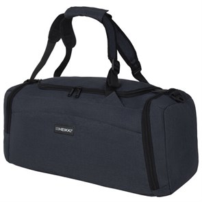 {{photo.Alt || photo.Description || 'Сумка спортивная HEIKKI TRAVEL (ХЕЙКИ) с отделением для обуви, 7 карманов, темно-серая, 23х48х25 см, 272628'}}