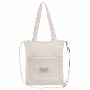 {{photo.Alt || photo.Description || 'Сумка шоппер HEIKKI VELVET (ХЕЙКИ), вельвет, карманы, 35х32 см, бежевый, 272438'}}