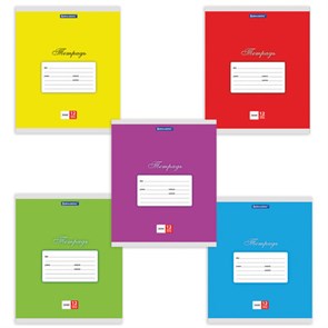 {{photo.Alt || photo.Description || 'Тетрадь 12 л. BRAUBERG КЛАССИКА, линия, обложка картон, АССОРТИ (5 видов), 103274'}}