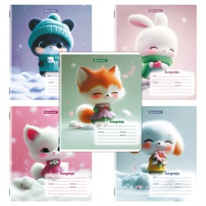 {{photo.Alt || photo.Description || 'Тетрадь 12 л. BRAUBERG, линия, обложка картон, МИЛЫЕ ЗВЕРУШКИ, 107287'}}