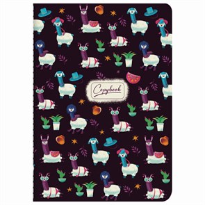 {{photo.Alt || photo.Description || 'Тетрадь 40 л. в клетку обложка SoftTouch, бежевая бумага 70 г/м2, сшивка, А5 (147х210 мм), ЗАБАВНЫЕ ЛАМЫ, BRAUBERG, 403786'}}