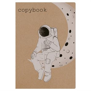 {{photo.Alt || photo.Description || 'Тетрадь 40 л. в клетку обложка КРАФТ, бежевая бумага 70 г/м2, сшивка, А5 (147х210 мм), SPACE TRAVELER, BRAUBERG, 403760'}}