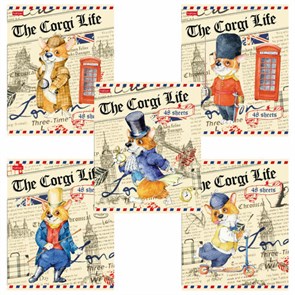 {{photo.Alt || photo.Description || 'Тетрадь А5 48 л. HATBER скоба, клетка, обложка картон, &quot;Корги_LIFE&quot; (5 видов в спайке), 48Т5В1'}}