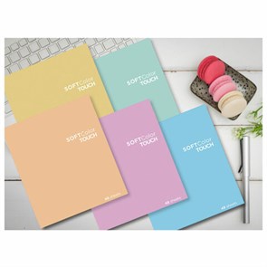 {{photo.Alt || photo.Description || 'Тетрадь А5 48 л., ПЗБМ, скоба, клетка, Soft Touch, брайль 3D, &quot;СофтКолорТач&quot;, микс в спайке, 28213'}}