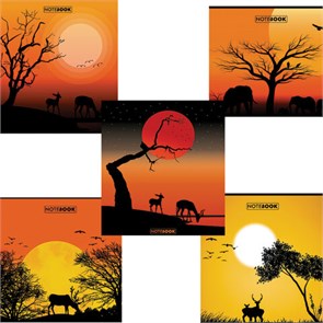 {{photo.Alt || photo.Description || 'Тетрадь А5 48 л., ПЗБМ, скоба, клетка, матовая ламинация, брайль, &quot;Жаркая саванна&quot; (5 видов), 24314'}}