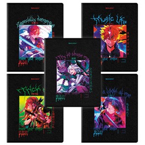 {{photo.Alt || photo.Description || 'Тетрадь А5, 48 л. BRAUBERG, скоба, клетка, глянцевый лак, &quot;Anime&quot; (микс в спайке), 404348'}}