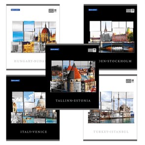 {{photo.Alt || photo.Description || 'Тетрадь А5, 48 л., BRAUBERG скоба, клетка, выборочный лак, ПУТЕШЕСТВИЯ, 401826'}}