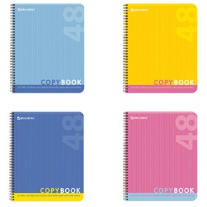 {{photo.Alt || photo.Description || 'Тетрадь А5, 48 л., BRAUBERG, гребень, клетка, обложка картон, ОДНОТОННАЯ, 401871'}}