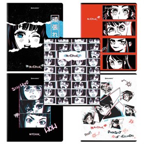 {{photo.Alt || photo.Description || 'Тетрадь А5, 48 л., BRAUBERG, скоба, клетка, глянцевый лак, &quot;Аниме&quot; (микс в спайке), 404347'}}