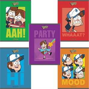 {{photo.Alt || photo.Description || 'Тетрадь А5, 48 л., HATBER, скоба, клетка, обложка картон, &quot;Гравити Фолз&quot; (микс в спайке), 068737, 48Т5В1'}}